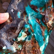  Blue Opalized Petrified Wood, 2415 g