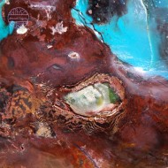 Blue Opalized Petrified Wood, 3298 g
