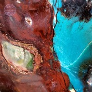  Blue Opalized Petrified Wood, 3298 g