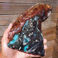 Blue Opalized Petrified Wood,  543 g