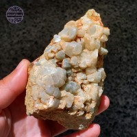 Adularia (Crystalised Moonstone) and Epidote, 277g 