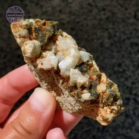 Adularia (Crystalised Moonstone) and Epidote, 68g 