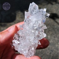 Gemmy Apophyllite with Stilbite, 67g