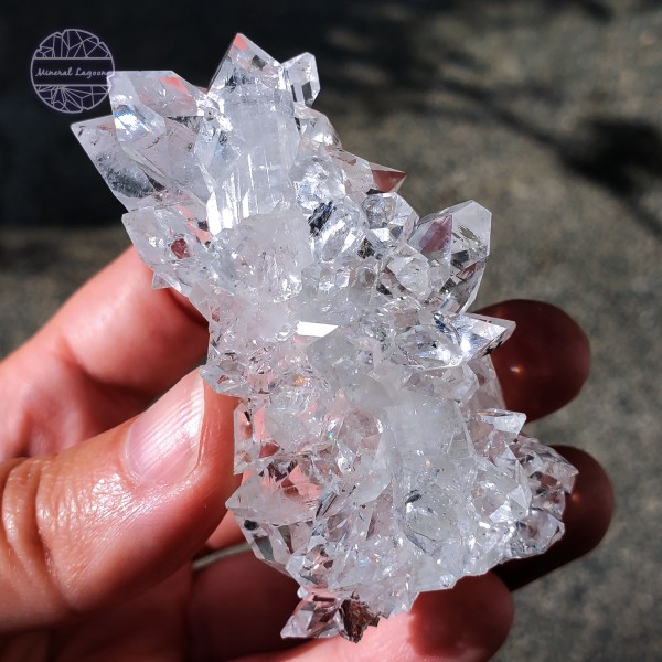 Gemmy Apophyllite with Stilbite, 67g