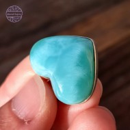 Larimar Pendant, 10g, 19 mm