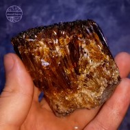 Amber Calcite, 166g