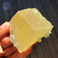 Green Drusy Coated Calcite, 80g 